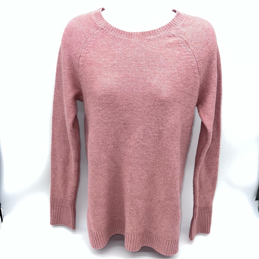Caslon Women's Dusty Rose Crew Neck Sweater